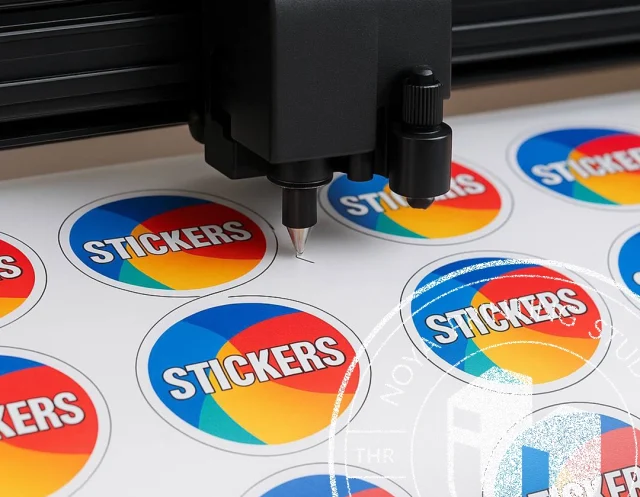 برش دایره ای استیکر