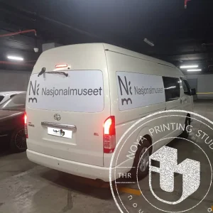 چاپ روی ماشین تویوتا هایس