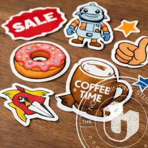 چاپ استیکرهای فانتزی با برش کاترپلاتر