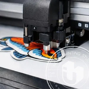 چاپ وینیل با برش کاترپلاتر طرح ماهی