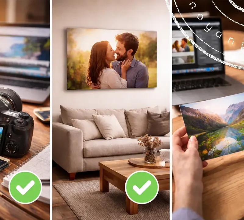 انتخاب تصاویر با کیفیت برای چاپ روی بوم